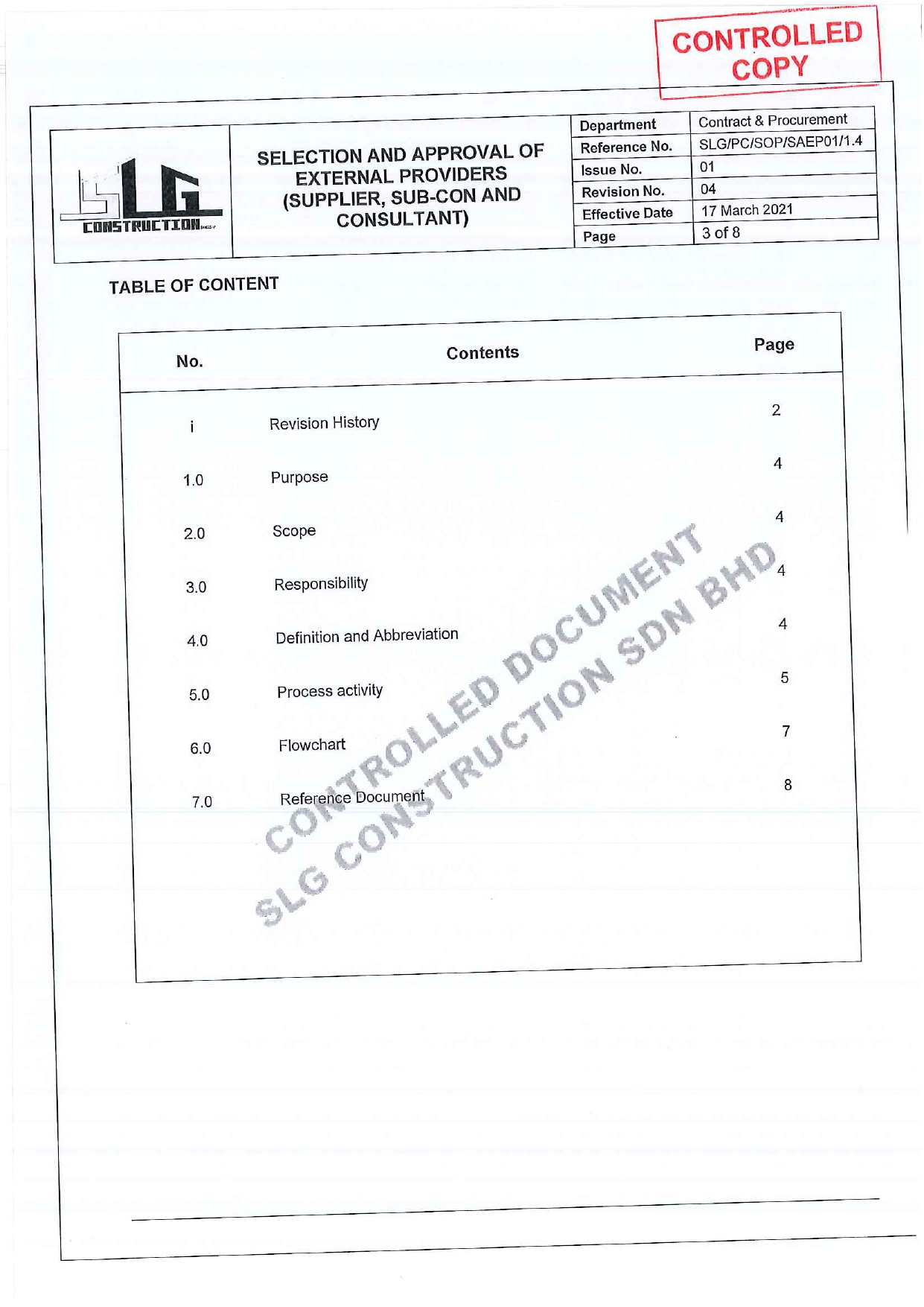 SLG-PRO-SOP Page 3